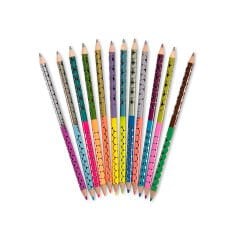 Eeboo Çift Uçlu 24 Renk Kuru Boya Kalemi - Unicorn Garden