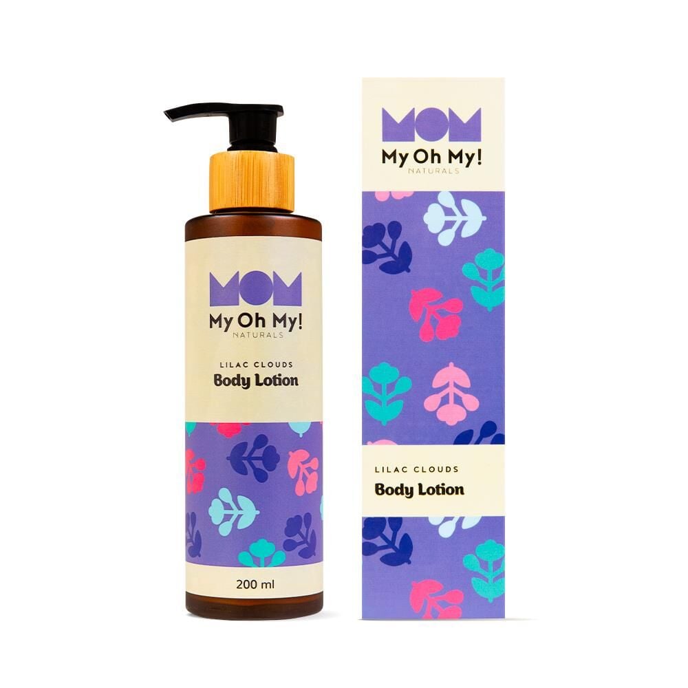 Mom Naturals Doğal Lilac Clouds Çocuk Vücut Losyonu (200 ml)