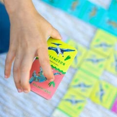 Eeboo Shiny Domino Oyunu - Dinosaurs