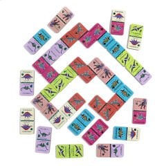 Eeboo Shiny Domino Oyunu - Dinosaurs