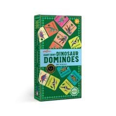Eeboo Shiny Domino Oyunu - Dinosaurs