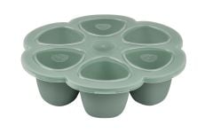 Silikon 6'lı Sıcak & Soğuk Saklama Kabı Sage Green 6 x 90ml