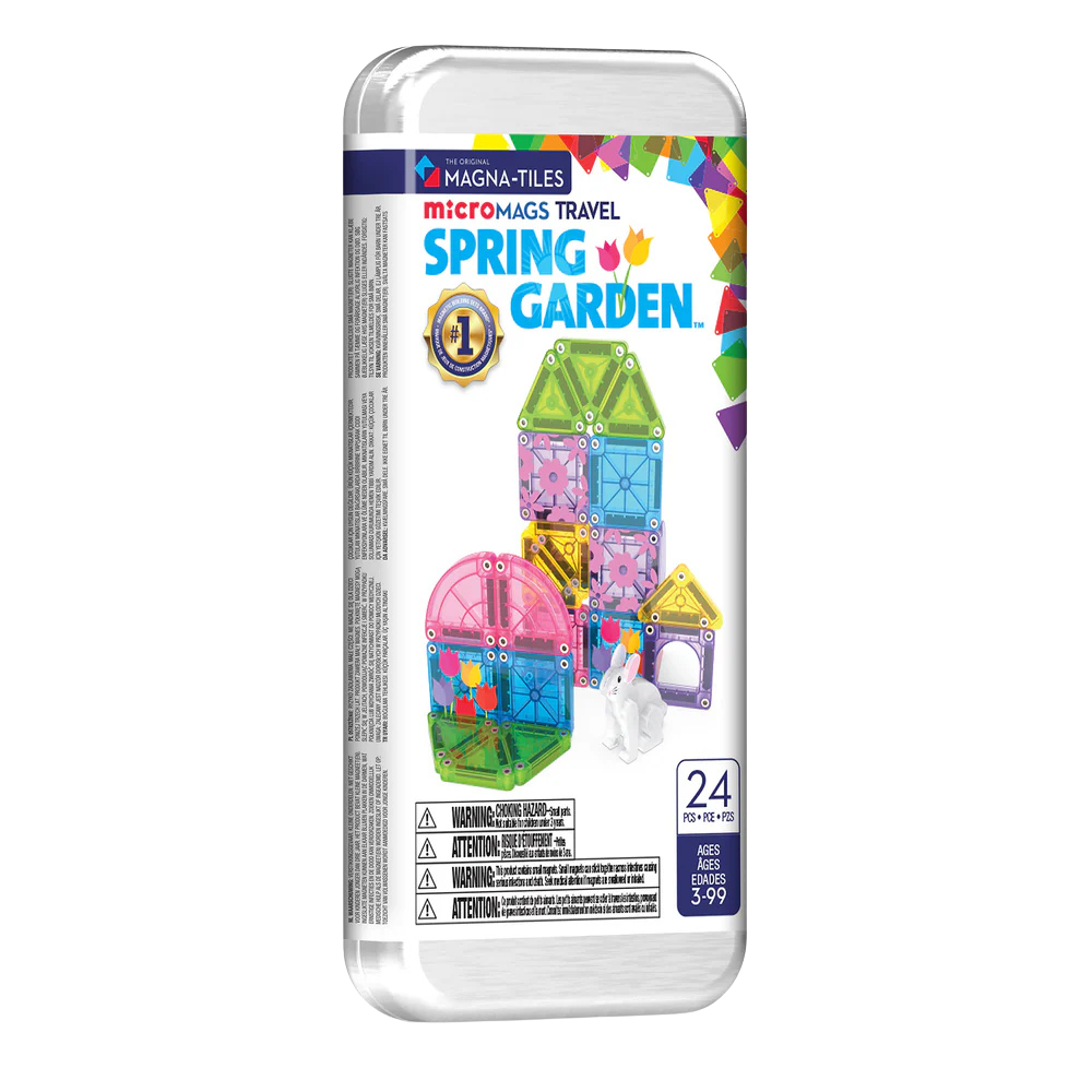MAGNA-TILES® - Travel Set - Bahar Bahçe Seti Manyetik Bloklar - 24 Parça