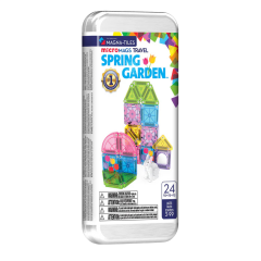 MAGNA-TILES® - Travel Set - Bahar Bahçe Seti Manyetik Bloklar - 24 Parça