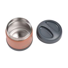 Beaba Çelik Yiyecek Termosu (500 ml) , Mineral grey/Terracotta