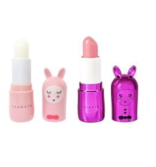 Inuwet Bunny Dudak Balmı, İkili Set (Çilek, Milkshake)