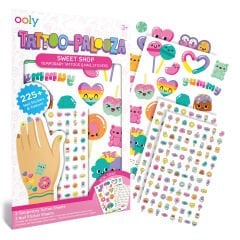Ooly Tattoo Palooza Geçiçi Dövme & Tırnak Sticker Seti - Sweet Shop