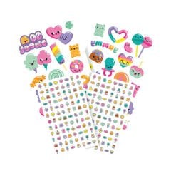 Ooly Tattoo Palooza Geçiçi Dövme & Tırnak Sticker Seti - Sweet Shop