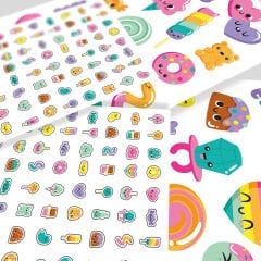 Ooly Tattoo Palooza Geçiçi Dövme & Tırnak Sticker Seti - Sweet Shop