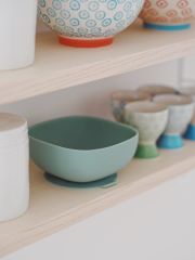 Vakumlu Silikon Kase, Sage Green