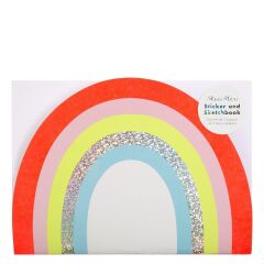 Meri Meri - Rainbow Sticker & Sketchbook - Gökkuşağı Çıkartma Kitabı