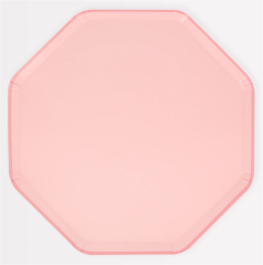 Meri Meri - Cotton Candy Pink Dinner Plates - Pamuk Şeker Pembesi Tabaklar (L) (X8)