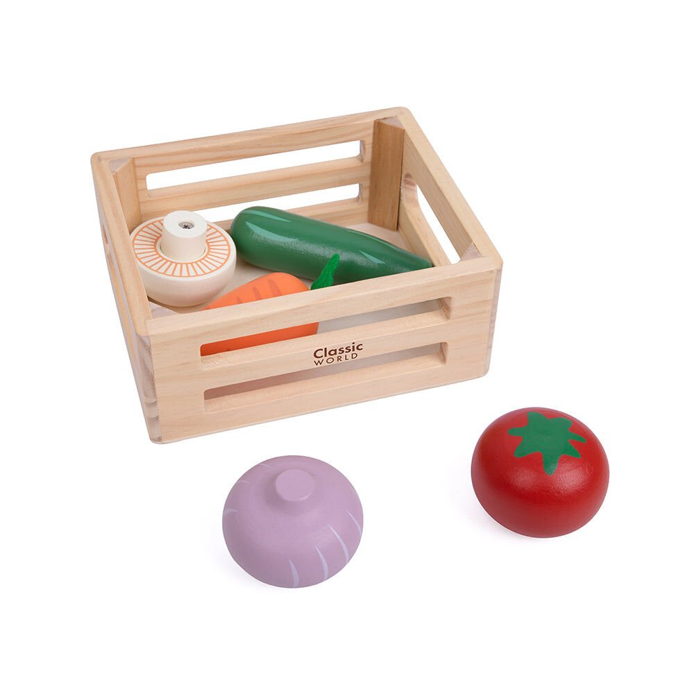 Classic World Ahşap Sebze Seti