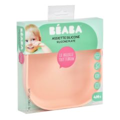 Vakumlu Silikon Tabak, Light Pink