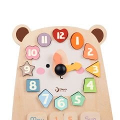 Classic World Ahşap Eğitici Saat