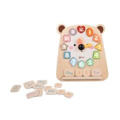 Classic World Ahşap Eğitici Saat