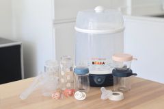 Express Elektrikli Buhar Sterilizatör 2-in-1