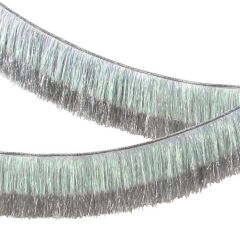 Meri Meri - Silver Iridescent Tinsel Fringe Garland - Gümüş Püsküllü Asılan Süs