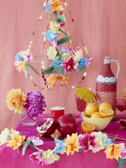 Meri Meri - Bright Blossom Chandelier - Parlak Çiçekli Süs Avize