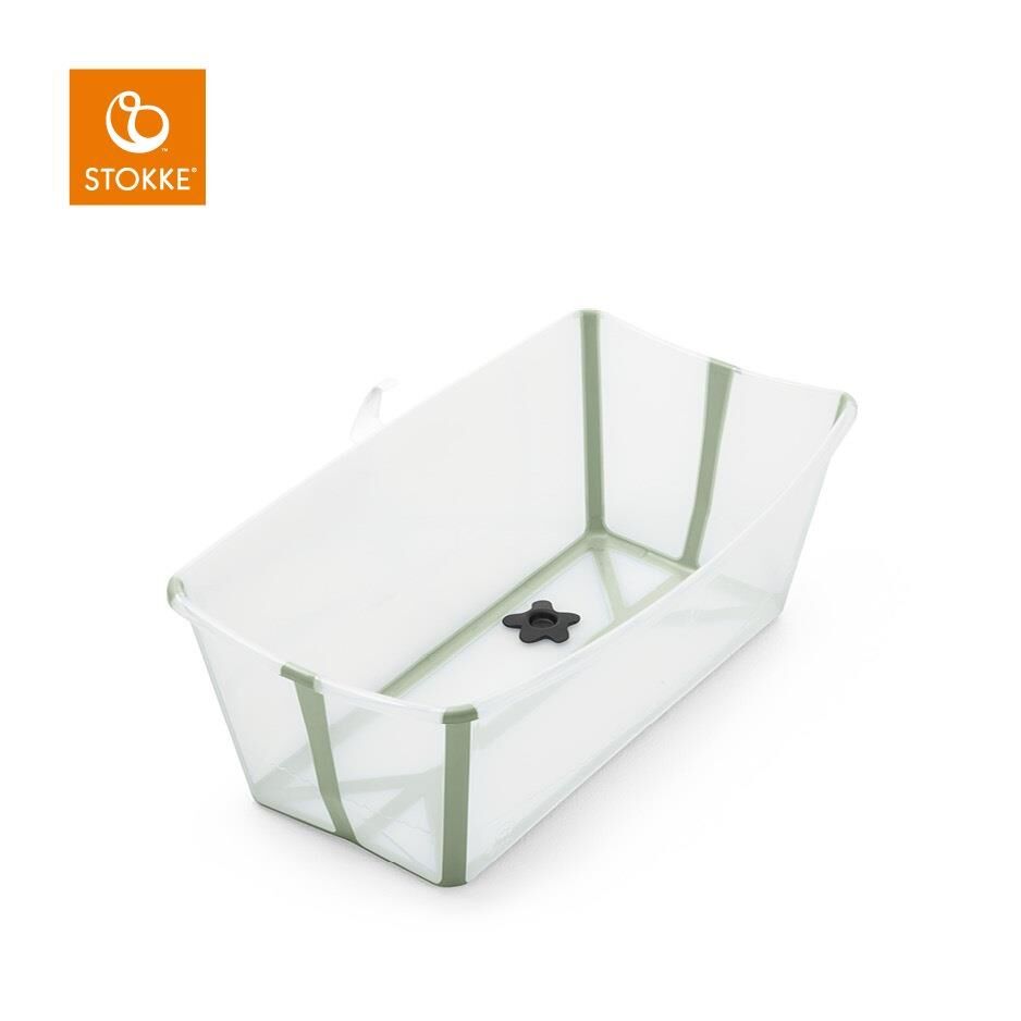 Stokke Flexi Katlanabilir Çocuk Küveti, Şeffaf Yeşil