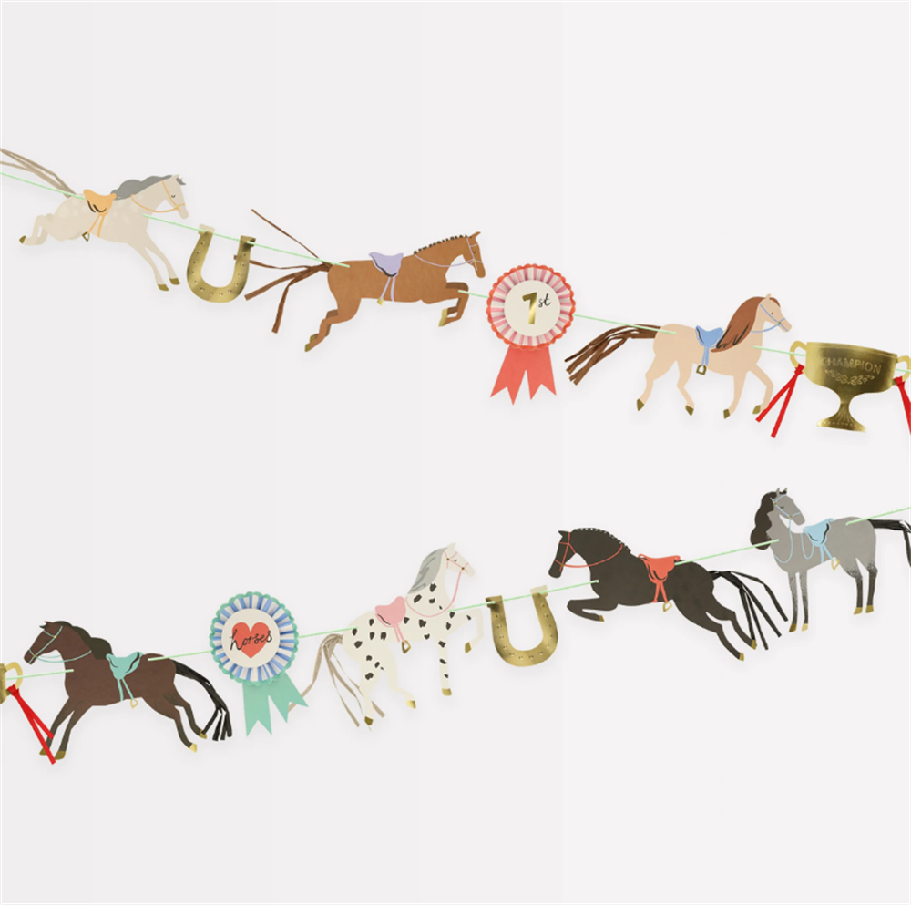 Meri Meri - Horse Garland - Atlar Asılan Süs