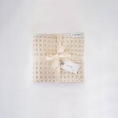 Lille Trove Waffle Battaniye, Bej (80x90 cm)