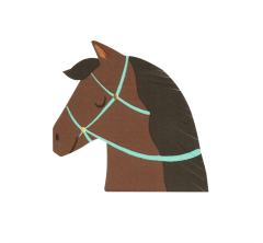 Meri Meri - Horse Napkins - At Peçeteler (X16)