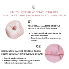 ZOYZOII Animal Serisi Sırt Çantası / Pink Fox