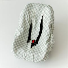 Mama Yoyo Müslin Oto Koltuğu Kılıfı, Mint Dama