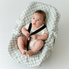 Mama Yoyo Müslin Oto Koltuğu Kılıfı, Mint Dama