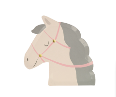 Meri Meri - Horse Plates - At Tabaklar (X8)