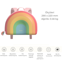 ZOYZOII Dream Serisi Sırt Çantası / Sugar Heart Rainbow