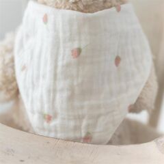 Mama Yoyo Müslin Üçgen Önlük, Lale