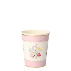Meri Meri - English Garden Party Cups - English Garden Bardak - 8'Li