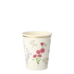 Meri Meri - English Garden Party Cups - English Garden Bardak - 8'Li