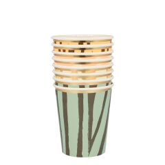 Meri Meri - Safari Party Cups - Safari Bardak - 8'Li