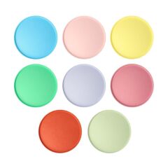 Meri Meri - Small Bright Mix Compostable Plates - Parlak Karışık Renk Doğal Bambu Karışım Tabaklar (M) (X8)