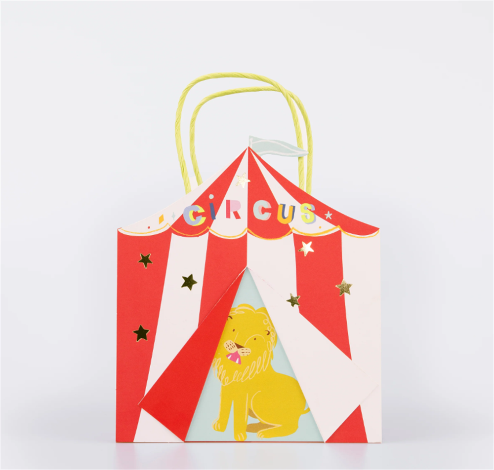 Meri Meri - Circus Party Bags - Sirk Parti Çantaları (8'Li)