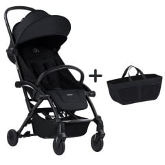 Bumprider Connect³ Bebek Arabası Black-Black & Yan Düzenleyici Çanta