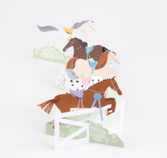 Meri Meri - Concertina Horse Card - Atlar Tebrik Kartı