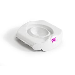 OKBaby Bebek Banyo Seti Roady Eğitici Oturak & Klozet Adaptörü K. Beyaz & Roady Disposable Bez Seti 30'lu