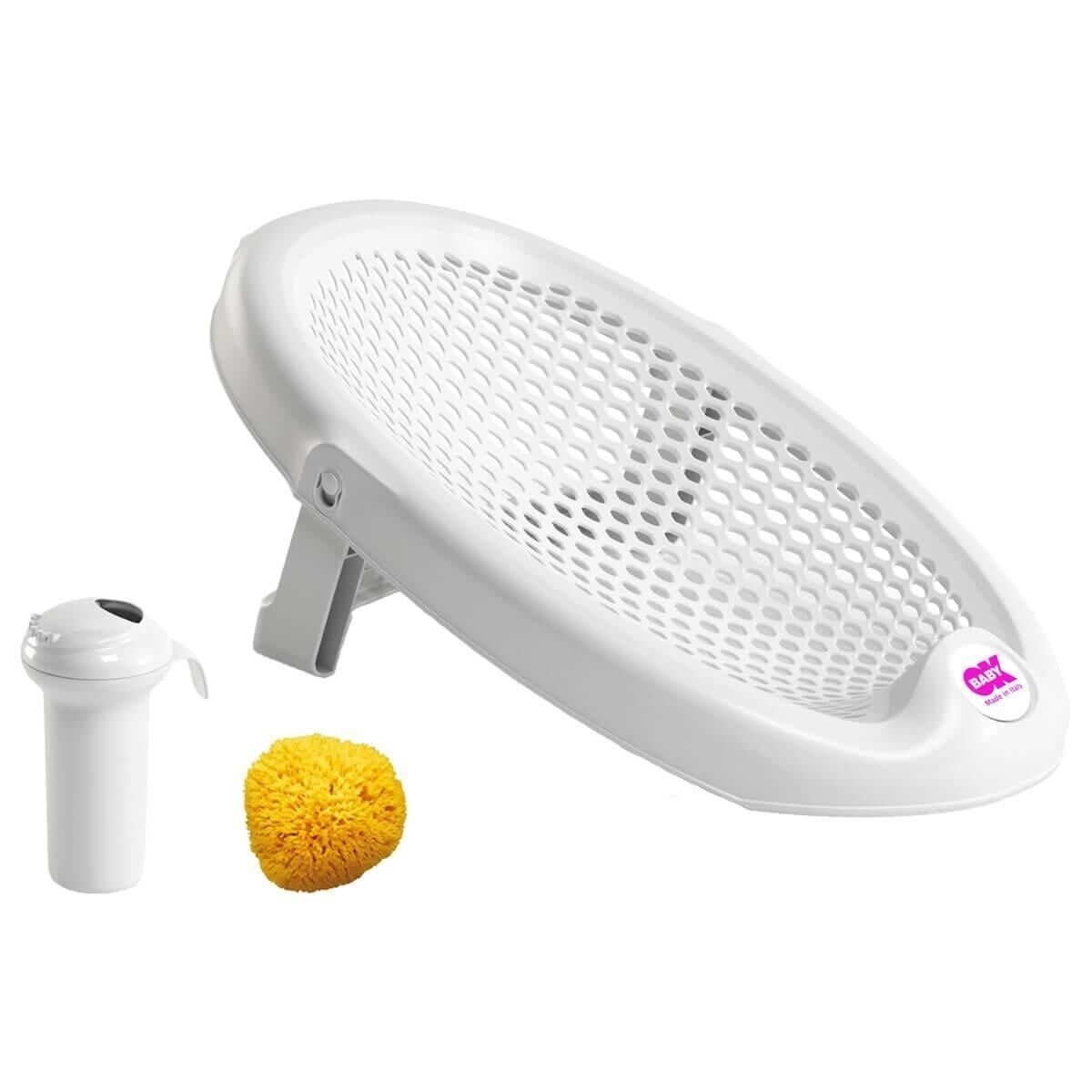 OKBaby Jelly Bebek Banyo Seti 3 Parça Kırık Beyaz