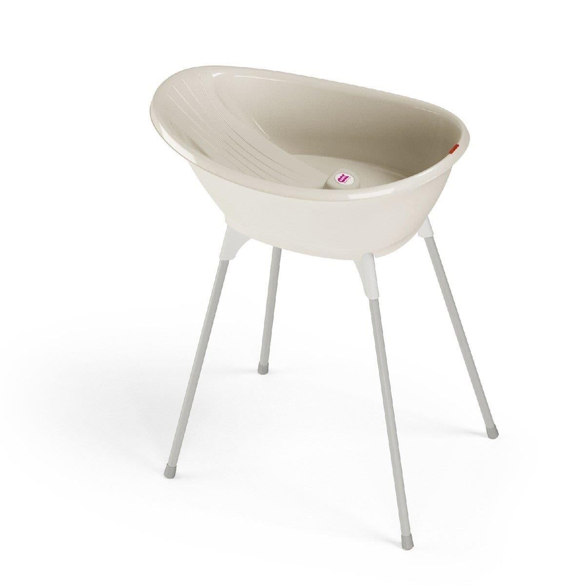 OKBaby Bella Bebek Banyo Seti Dijital Termometreli Çift Yönlü Bebek Küveti & Bebek Küvet Taşıyıcı K. Beyaz
