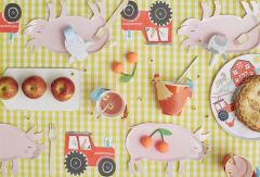 Meri Meri - On The Farm Dinner Plates - Çiftlik Tabak - 8'Li