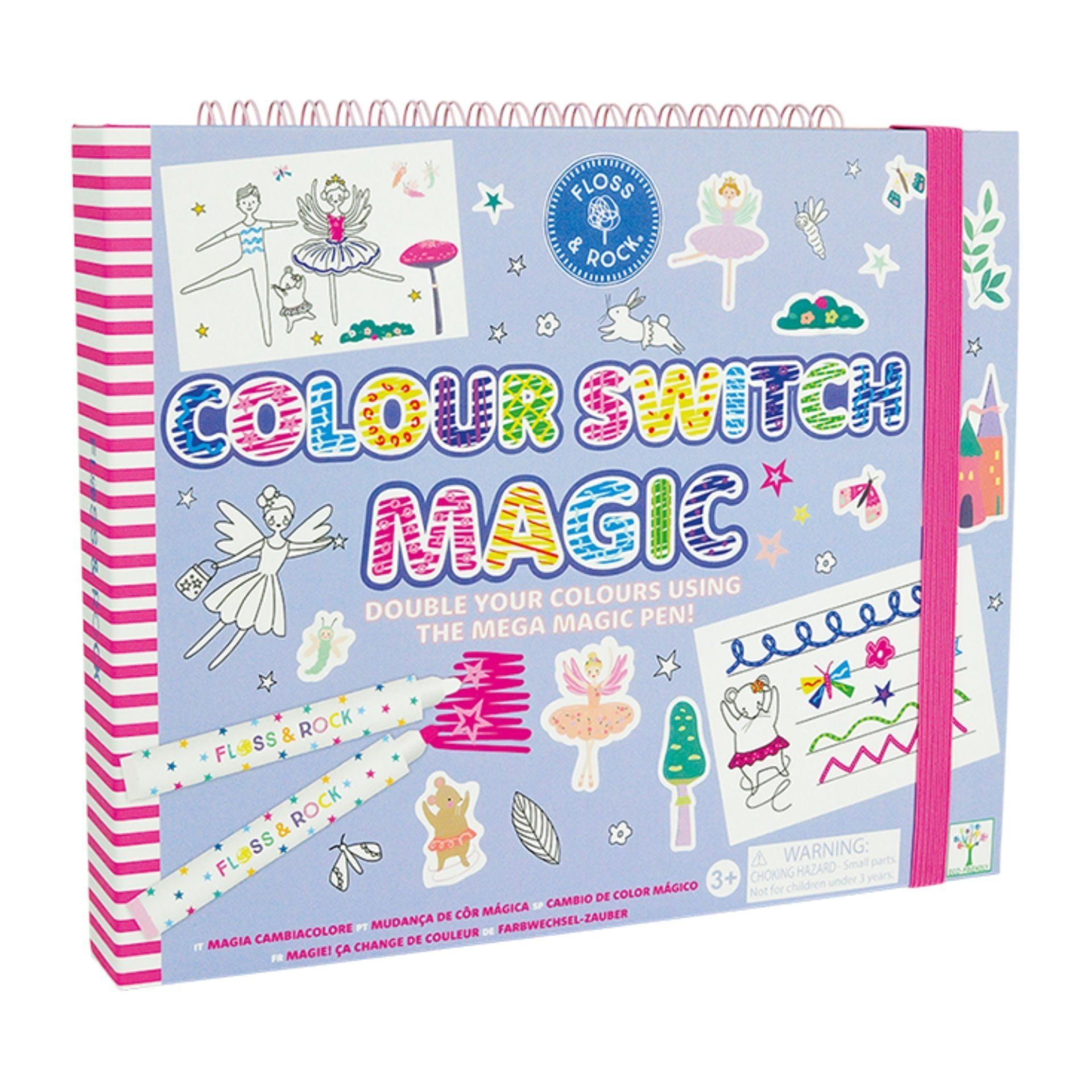 Floss & Rock Renk Değiştiren Sihirli Aktivite Kitabı / Enchanted