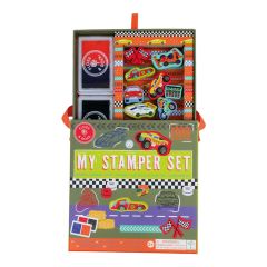 FLOSS & ROCK Stamper Ahşap Baskı Seti / Cars