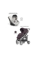 Inglesina Trilogy Tek El ile Açılan Çift Yön Bebek Arabası ve Darwin Ana Kucağı Hediyeli - Marron & Opal