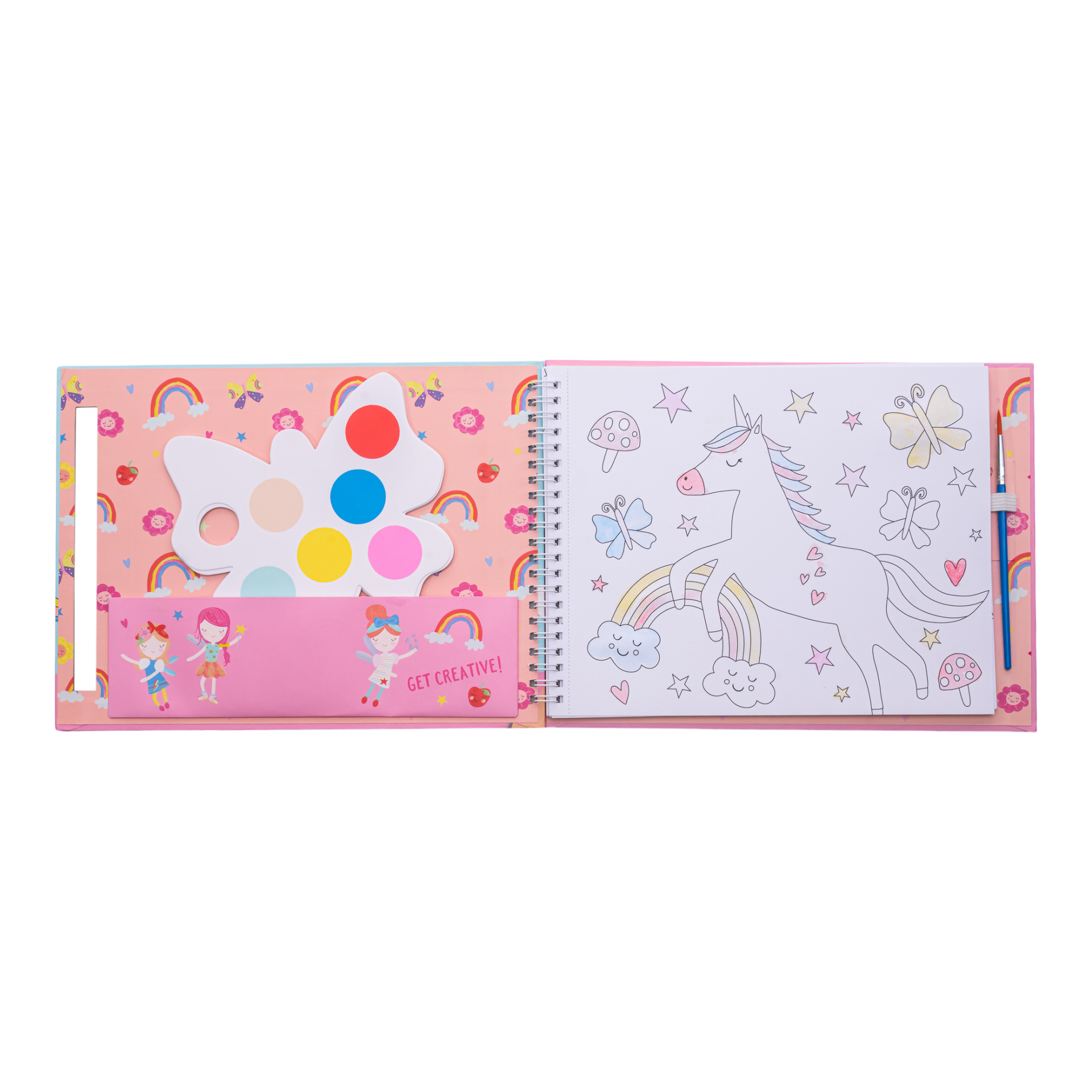 Sulu Boyalı Boyama Kitabı / Rainbow Fairy *YENİ*