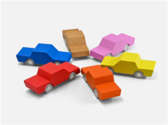 Waytoplay - Back & Forth Car - Blue - Araba - Mavi