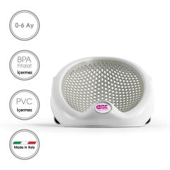OKBaby Bebek Banyo Seti Jelly Küvet Adaptörü & Splash Bebek Duşu A. Gri